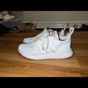 White adidas sneakers